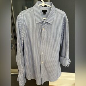 Boys Blue Striped Shirt